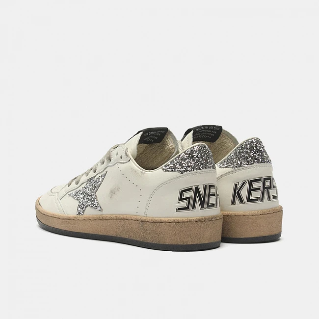 Golden Goose Ball Star White Leather