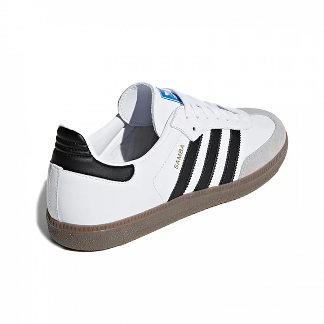 картинка Adidas Samba White Black Gum магазин Одежда+ являющийся официальным дистрибьютором в России 