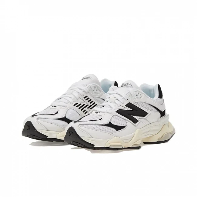 картинка New Balance 9060 White Black магазин Одежда+ являющийся официальным дистрибьютором в России 