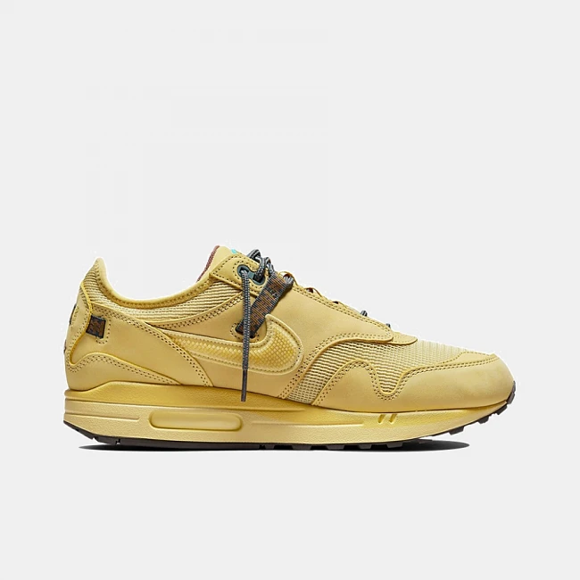 картинка Nike Air Max 1 х Travis Scott Saturn Gold магазин Одежда+ являющийся официальным дистрибьютором в России 