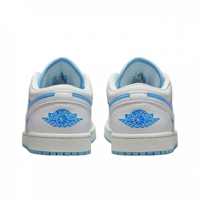 картинка Nike Air Jordan 1 Low Se Reverse Ice Blue магазин Одежда+ являющийся официальным дистрибьютором в России 