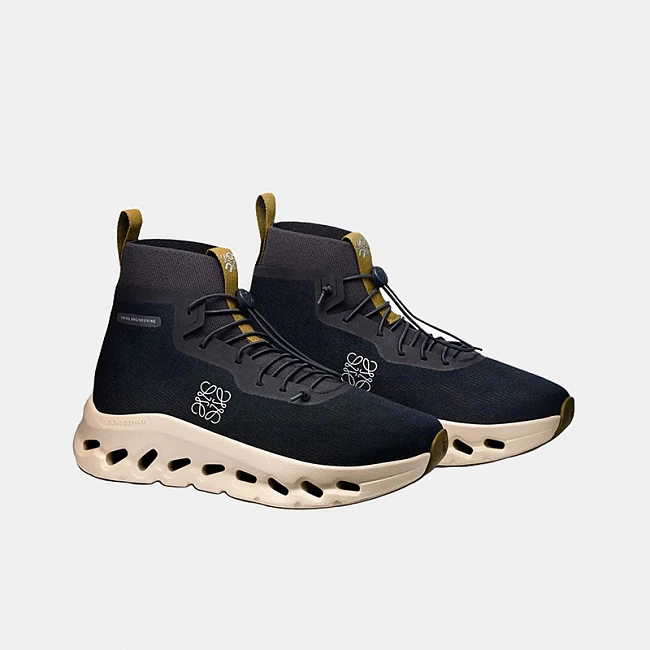 LOEWE × On Cloudtilt Hi Black/Oatmeal/Olive