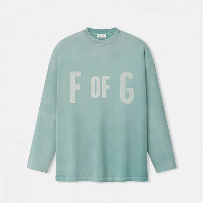 Fear of God Athletics Heavy Jersey Long Sleeve Tee Ice Blue