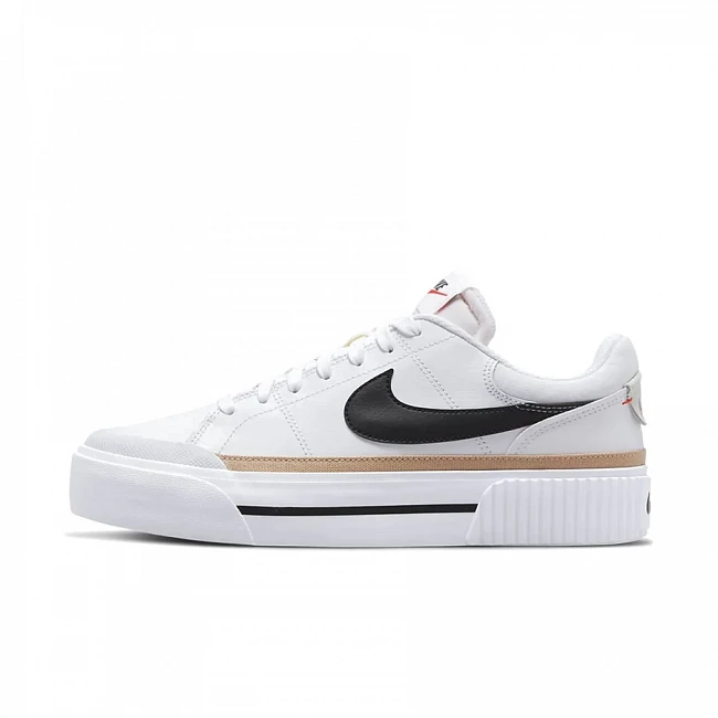 картинка Nike Court Legacy Lift White магазин Одежда+ являющийся официальным дистрибьютором в России 