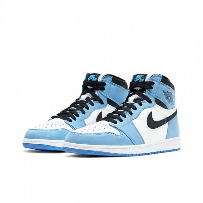 картинка Nike Air Jordan 1 Retro High "University Blue" магазин Одежда+ являющийся официальным дистрибьютором в России 