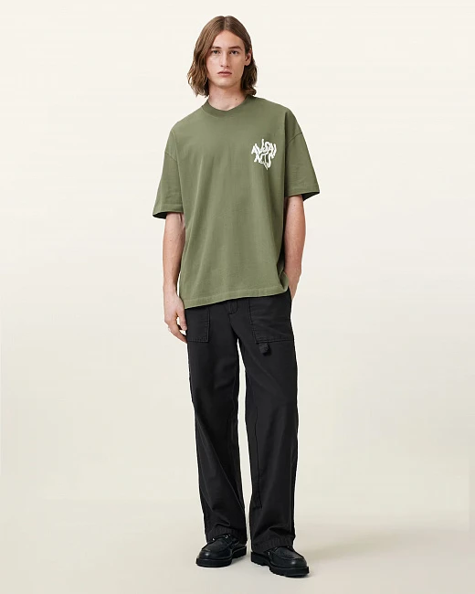 картинка Orlando Logo Print Oversized T-Shirt магазин Одежда+ являющийся официальным дистрибьютором в России 