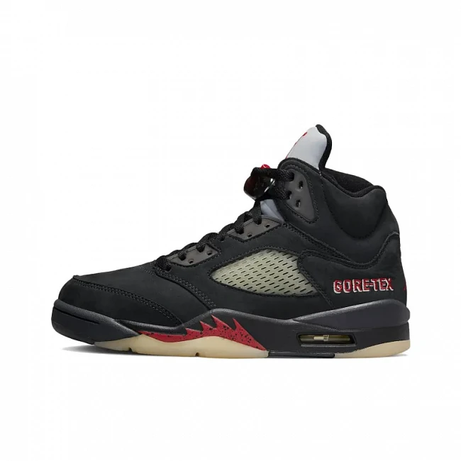 картинка Nike Air Jordan 5 Retro Gore-Tex Off Noir магазин Одежда+ являющийся официальным дистрибьютором в России 
