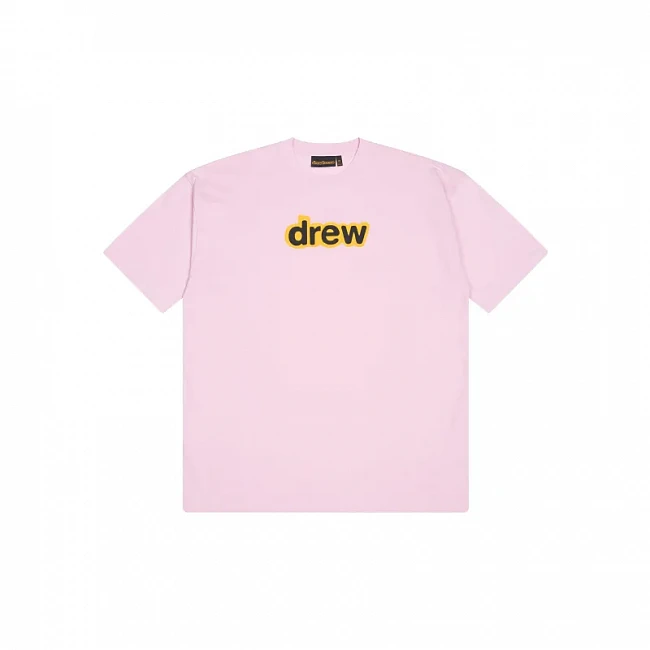 картинка Drew house Футболка розовая магазин Одежда+ являющийся официальным дистрибьютором в России 