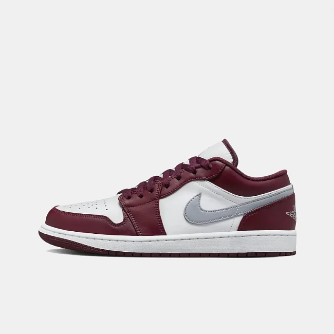 Nike Air Jordan 1 Low GS White Bordeaux