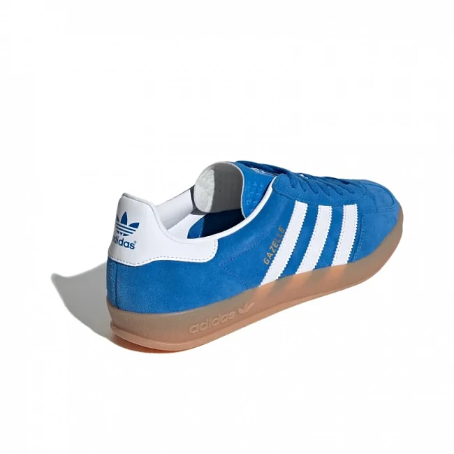 картинка Adidas Gazelle Blue Bird Cloud White магазин Одежда+ являющийся официальным дистрибьютором в России 
