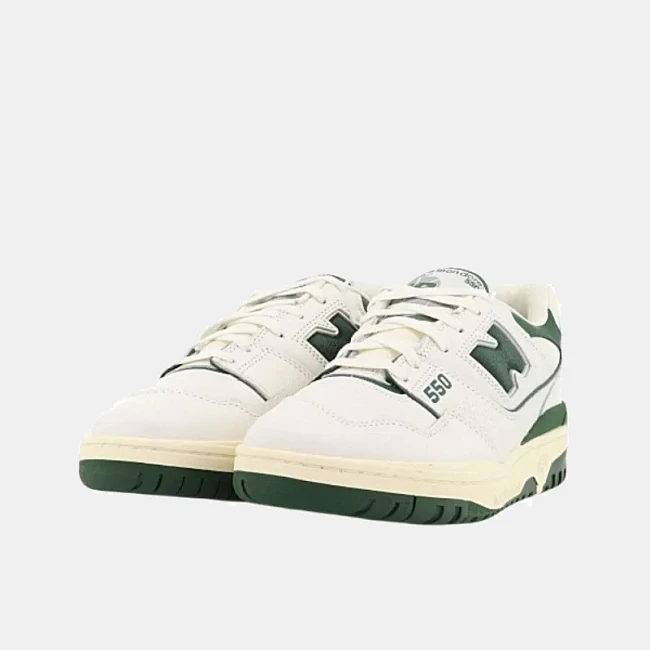 картинка New Balance 550 "Aime Leon Dore - White Green" магазин Одежда+ являющийся официальным дистрибьютором в России 