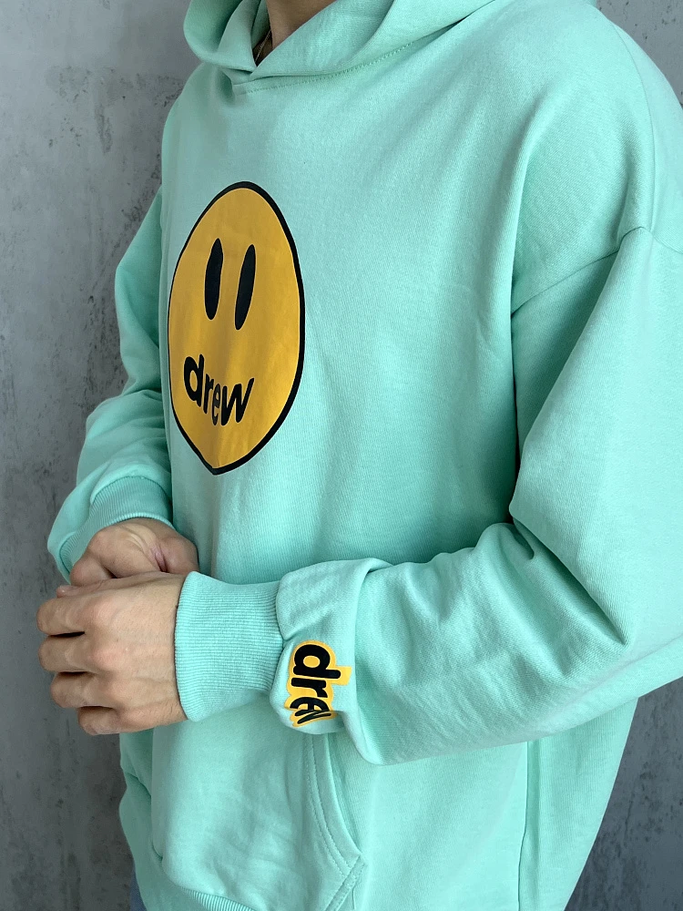 картинка Drew House худи «Smile» мятный от магазина Одежда+