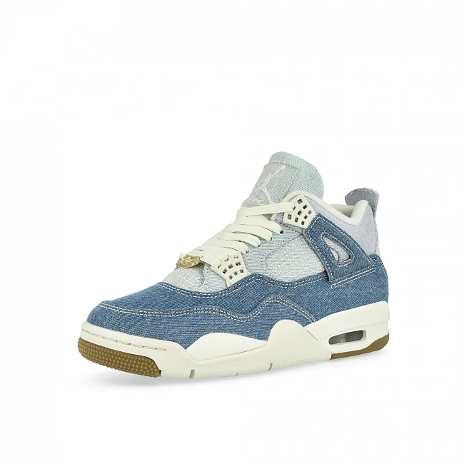 картинка Nike Air Jordan 4 Denim Worn Blue магазин Одежда+ являющийся официальным дистрибьютором в России 
