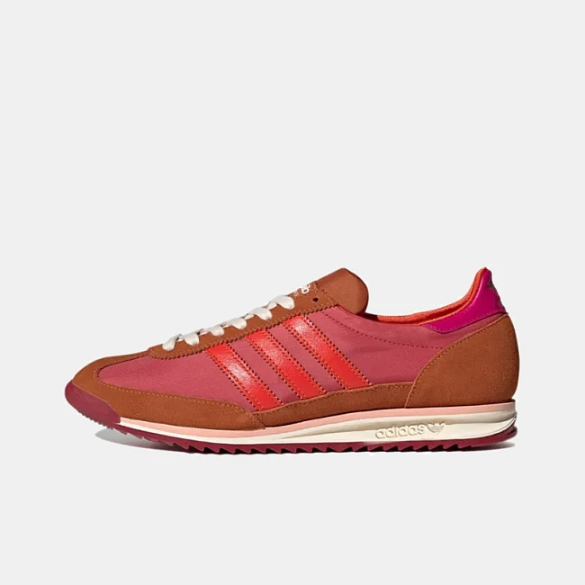 картинка Adidas X Wales Bonner Sl 72 Trace Pink Maroon магазин Одежда+ являющийся официальным дистрибьютором в России 