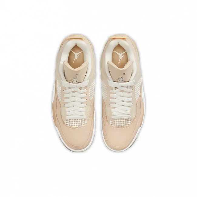 картинка Nike Air Jordan 4 "Shimmer Metallic Silver" магазин Одежда+ являющийся официальным дистрибьютором в России 