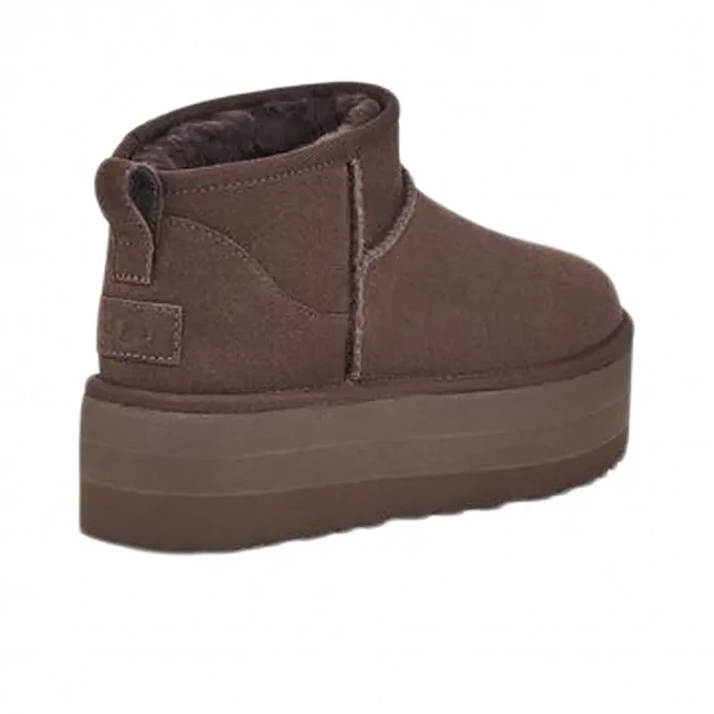 картинка UGG Classic Ultra Mini Platform Burnt Cedar магазин Одежда+ являющийся официальным дистрибьютором в России 