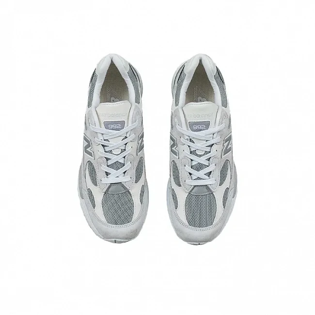 картинка New Balance 992 White Silver Nimbus Cloud магазин Одежда+ являющийся официальным дистрибьютором в России 