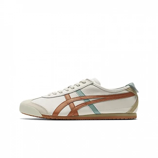 картинка Onitsuka Tiger Mexico 66 'White Brown' магазин Одежда+ являющийся официальным дистрибьютором в России 
