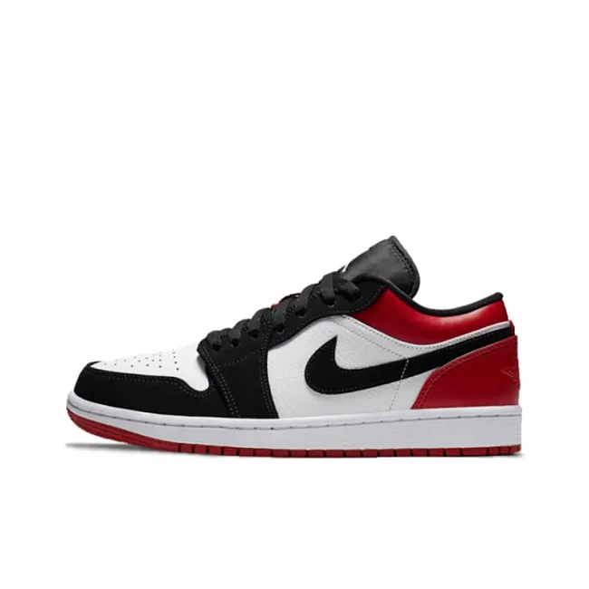 картинка Nike Air Jordan 1 Low 'Black Toe' магазин Одежда+ являющийся официальным дистрибьютором в России 