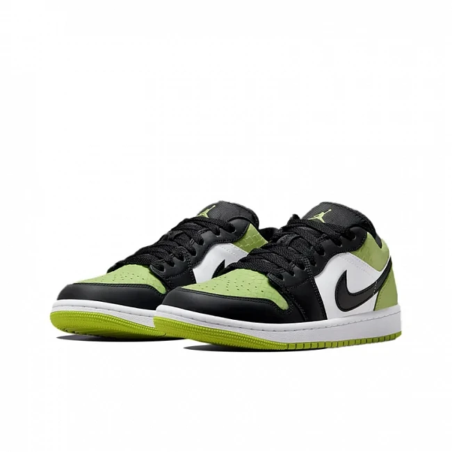 картинка Nike Air Jordan 1 Low "Snakeskin Vivid Green'' магазин Одежда+ являющийся официальным дистрибьютором в России 