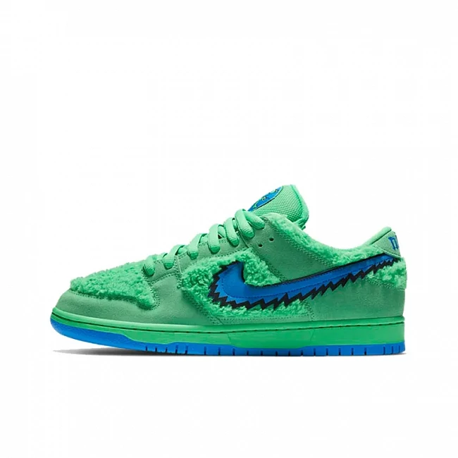 картинка Nike SB Dunk Low Grateful Dead Bears Green магазин Одежда+ являющийся официальным дистрибьютором в России 