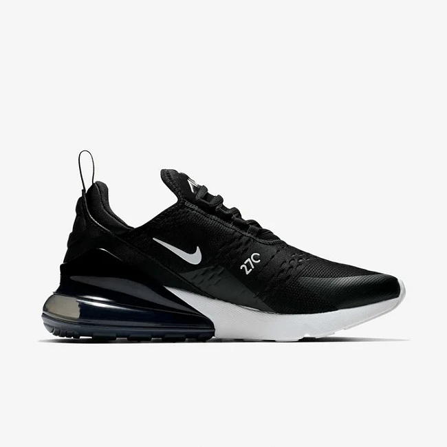 картинка Nike Air Max 270 Black/White/Anthracite магазин Одежда+ являющийся официальным дистрибьютором в России 