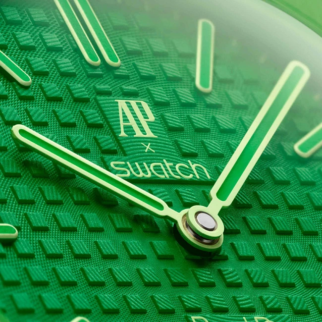 Swatch × Audemars Piguet Bioceramic Royal Pop Green Eight