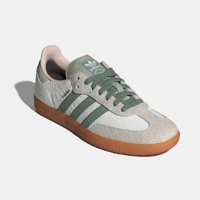 картинка Adidas Samba Silver Green Putty Mauve магазин Одежда+ являющийся официальным дистрибьютором в России 