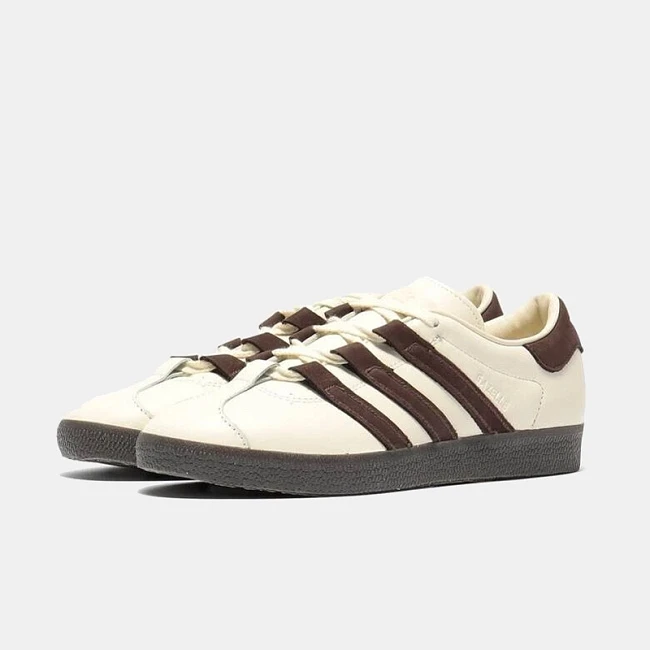 картинка Adidas Gazelle Cream Brown магазин Одежда+ являющийся официальным дистрибьютором в России 