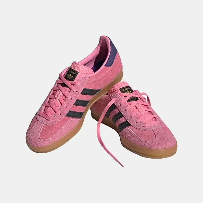 картинка Adidas Gazelle "Bliss Pink Purple" магазин Одежда+ являющийся официальным дистрибьютором в России 