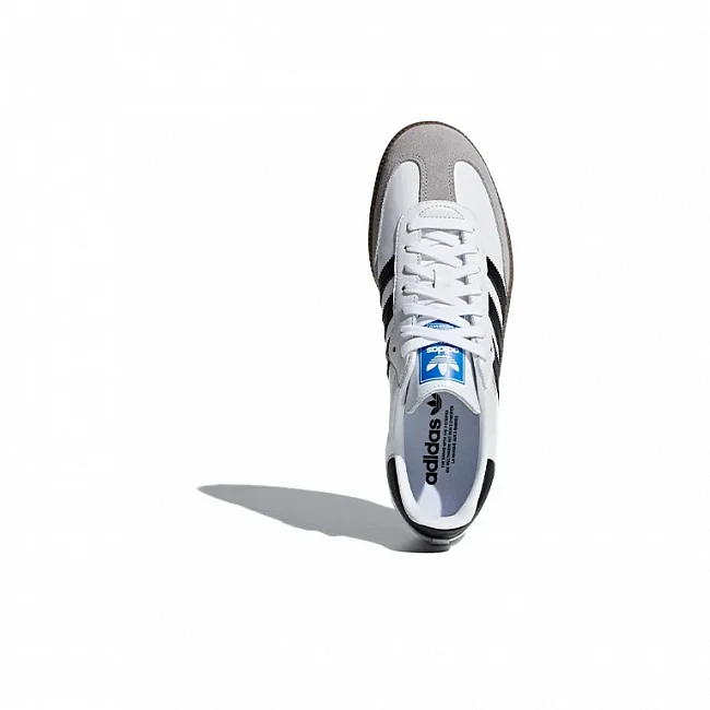 картинка Adidas Samba White Black Gum магазин Одежда+ являющийся официальным дистрибьютором в России 
