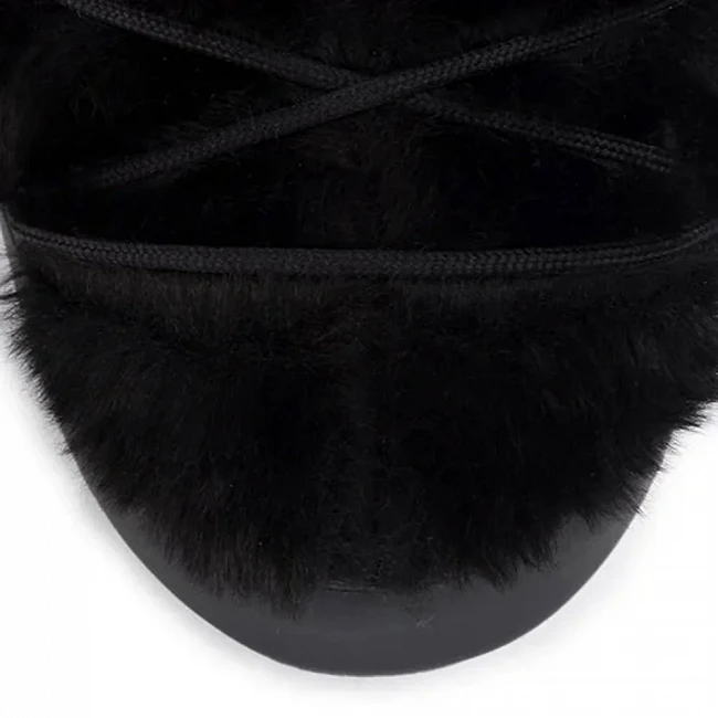 картинка Icon Faux Fur Moon Boot Black магазин Одежда+ являющийся официальным дистрибьютором в России 