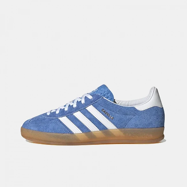 картинка Adidas Gazelle Blue "Fusion Gum" магазин Одежда+ являющийся официальным дистрибьютором в России 