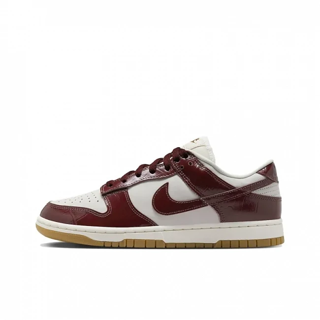 картинка Nike Dunk Low Lx Dark Team Red Croc магазин Одежда+ являющийся официальным дистрибьютором в России 