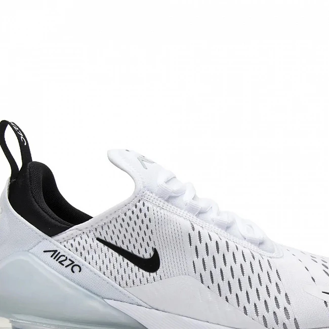 картинка Nike Air Max 270 White Black магазин Одежда+ являющийся официальным дистрибьютором в России 