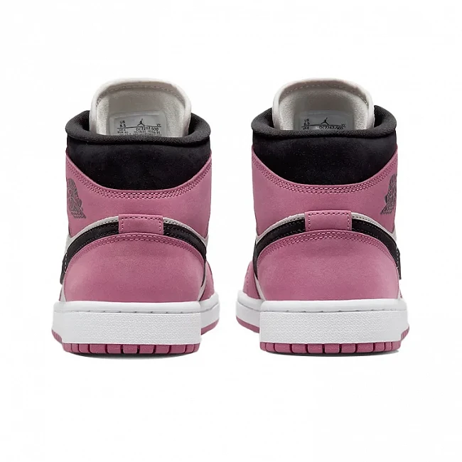 картинка Nike Air Jordan 1 Mid SE "Light Mulberry" магазин Одежда+ являющийся официальным дистрибьютором в России 