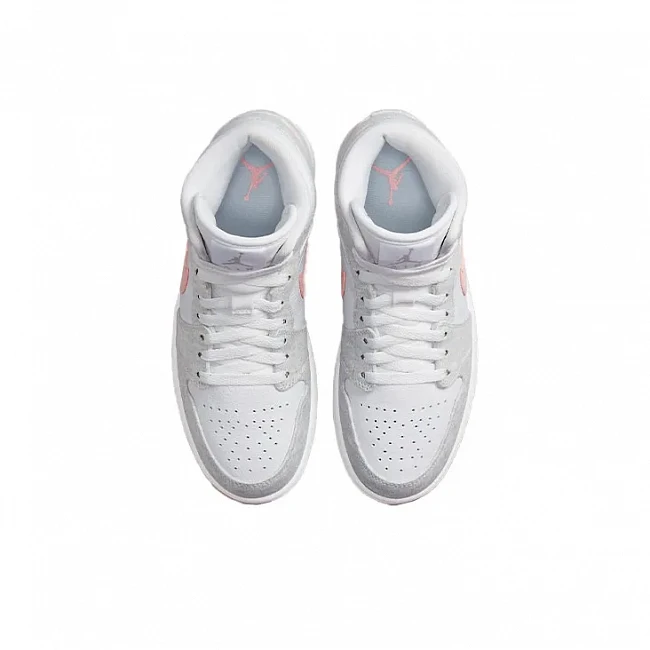 картинка Nike Air Jordan 1 Mid "Light Iron Ore" магазин Одежда+ являющийся официальным дистрибьютором в России 