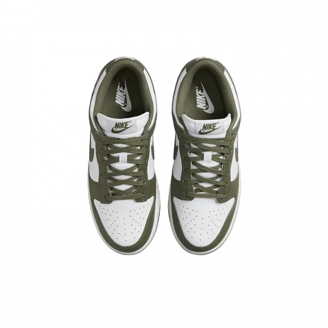 картинка Nike Dunk Low WMNS "Medium Olive" магазин Одежда+ являющийся официальным дистрибьютором в России 
