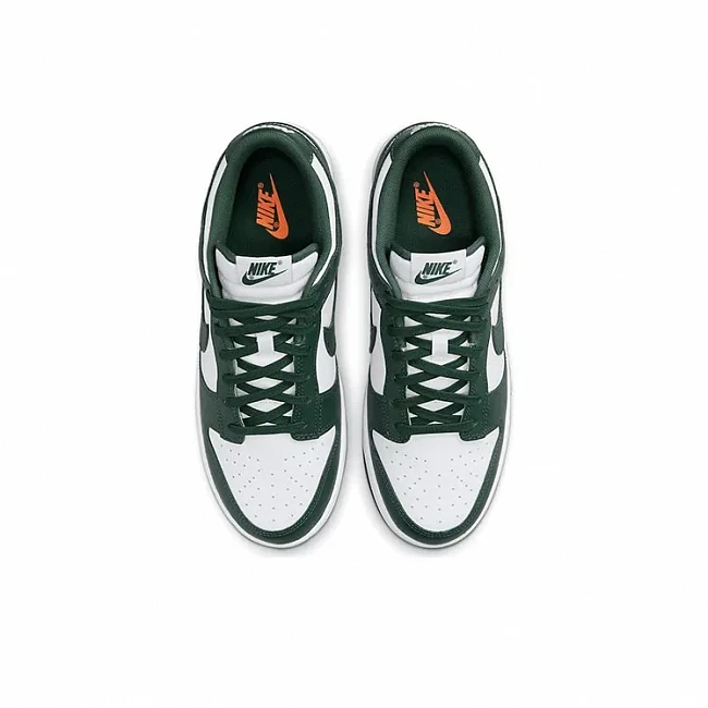 картинка Nike Dunk Low Michigan State магазин Одежда+ являющийся официальным дистрибьютором в России 