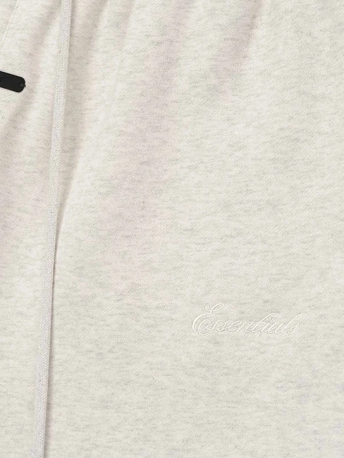 Fear of God Essentials Signature Classic Short Oatmeal Heather/Light Heather