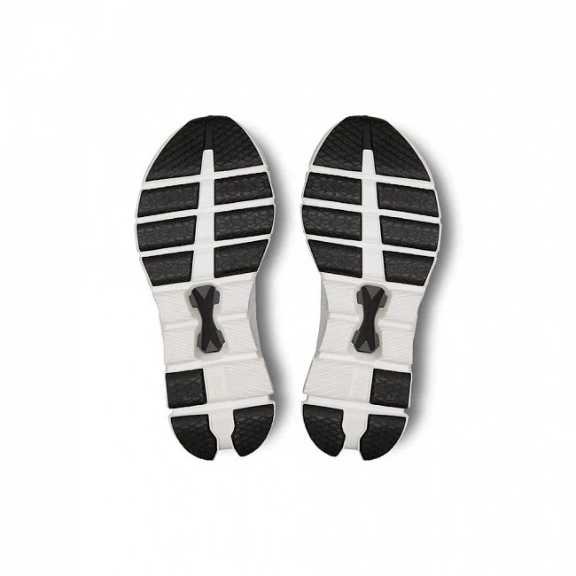 картинка ON Running Cloud X 4 Ivory Black магазин Одежда+ являющийся официальным дистрибьютором в России 