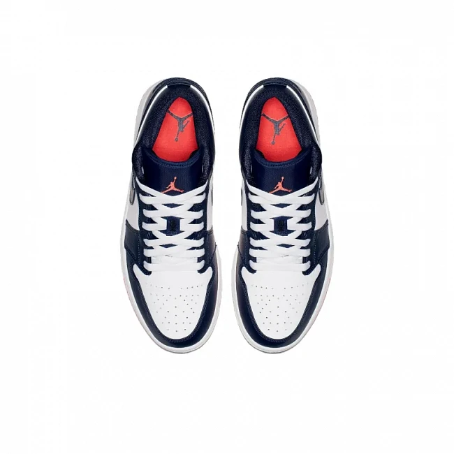 картинка Nike Air Jordan 1 Low Obsidian Ember Glow магазин Одежда+ являющийся официальным дистрибьютором в России 