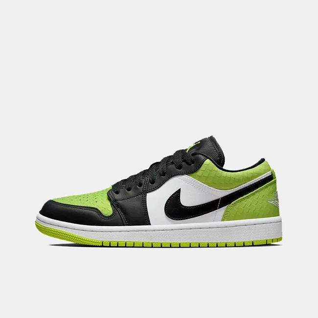 Nike Air Jordan 1 Low Snakeskin Vivid Green'