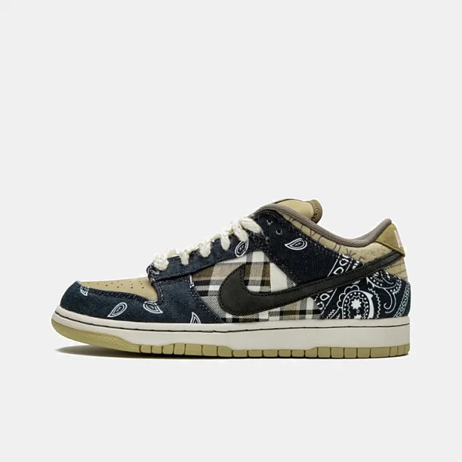 картинка Travis Scott X Nike SB Dunk Low Cactus Jack магазин Одежда+ являющийся официальным дистрибьютором в России 