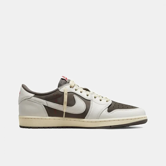картинка Nike Air Jordan 1 Retro Low Travis Scott "Reverse Mocha" магазин Одежда+ являющийся официальным дистрибьютором в России 