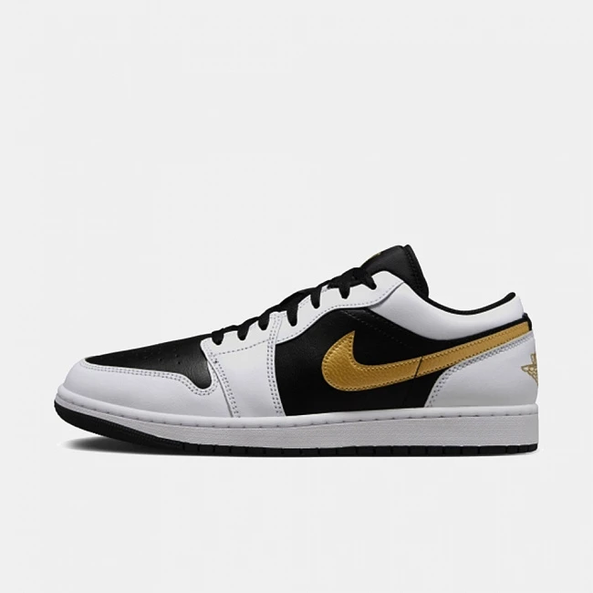 Nike Air Jordan 1 Low Gold Swoosh