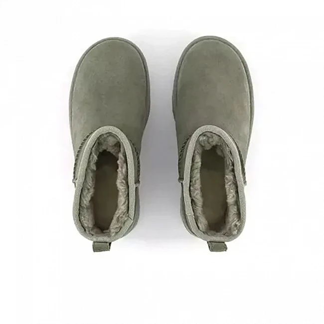 картинка UGG Classic Ultra Mini Platform Grey магазин Одежда+ являющийся официальным дистрибьютором в России 