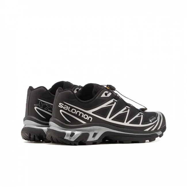 картинка SALOMON XT 6 Gore Tex Black Silver магазин Одежда+ являющийся официальным дистрибьютором в России 