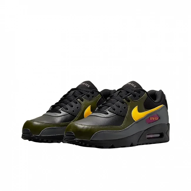 картинка Nike Air Max 90 Gore-Tex Black Cargo Khaki магазин Одежда+ являющийся официальным дистрибьютором в России 