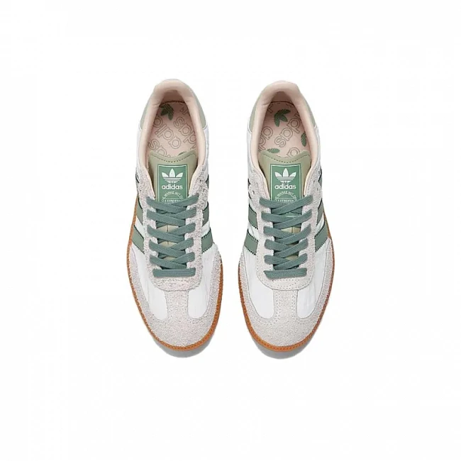 картинка Adidas Samba Silver Green Putty Mauve магазин Одежда+ являющийся официальным дистрибьютором в России 